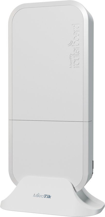 MikroTik wAP ax - Acces Point Draadloze-toegangspunt Wi-Fi 6 - Dual Band (2,4GHz, 5GHz) - RouterOS v7 - PoE - wit
