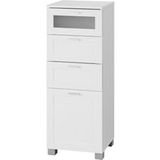 LIVARNO® Meuble de salle de bains Basel, 37 x 96,9 x 34,5 cm, blanc