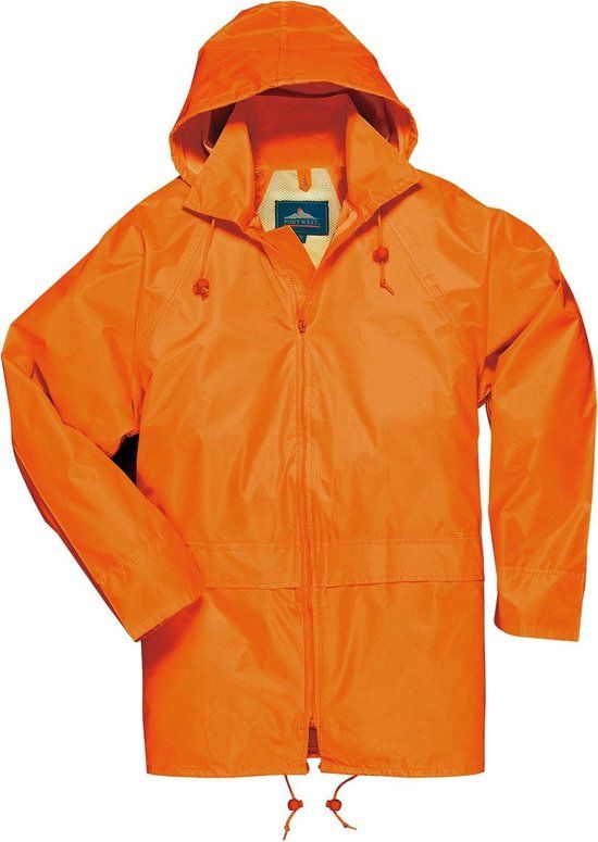 Portwest Klassieke Volwassen Regenjas S440 - Oranje - L