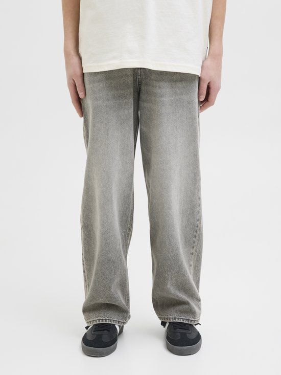 JACK&JONES Jongens Jeans JJIRON JJORIGINAL SQ 204 NOOS JNR - Maat 152 - Grey Denim