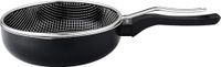 VIER Diepe friteuse voor inductie, aluminium, antiaanbaklaag, Ø 24 cm, deksel 3,30 l