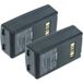 Vhbw 2x Batterie Compatible Avec Datalogic Falcon X3 Falcon X4, Falcon X3 Plus Scanner De Code-barre Pos (6800mah, 3,7v, Li-ion)