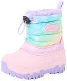 Playshoes - Snowboots - Pastel - Regenboog - Hartjes - Roze - Maat 20/21