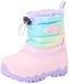 Playshoes - Snowboots - Pastel - Regenboog - Hartjes - Roze - Maat 20/21