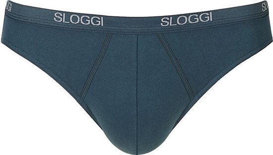 sloggi men Basic Heren Mini slip - Night Blue - Maat M