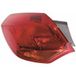 Opel Astra J Feu arrière gauche extérieur rouge 5 portes 2010-2012