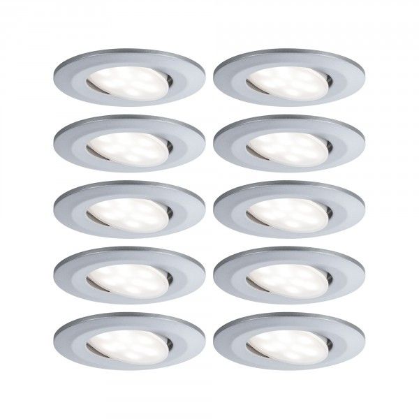 Paulmann 999.23 LED Paneel - Natuurlijk Wit - Chroom - IP65 - Dimbbaar - Rond