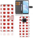 Xiaomi Mi 10T Lite Livre Couverture Paprika Rouge