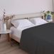 ECOMMERC3 Hoeslaken, extra zacht en comfortabel, voor bedden van 105 cm, zwart, gemaakt in Spanje, ademend, onderhoudsvriendelijk