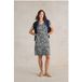 White Stuff Tallie Jersey Dre Navy Imprimé Taille : 22 REGULAR