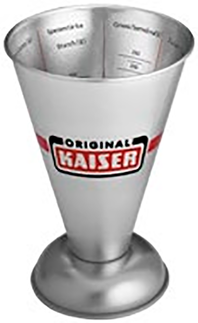 KAISER 23 0076 9080 Maatbeker - roestvrijstaal