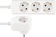 REV Meervoudige contactdoos - 3+1-voudig - 2 m - Wit Powersplit-merk