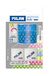 MILAN DUET taille-crayon bleu + 2 gommes