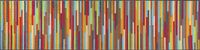 wash+dry Deurmat, Mikado Stripes 60x240cm, binnen, wasbaar, veelkleurig