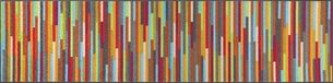 wash+dry Deurmat, Mikado Stripes 60x240cm, binnen, wasbaar, veelkleurig