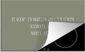 Merkloos KitchenYeah® Inductie beschermer 81x52 cm - Spreuken - De Voor- En Nadelen Van Eten Koken - Quotes - Koken - Humor - Inductiebeschermer - Inductiemat