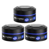 Gummy Professionele haarstylingwax met harde finish | Haarwax met harde finish | wax met harde finish | wax met glanzend effect | 150 ml (3 stuks)