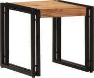 vidaXL Salontafel Bruin Massief Acacia Hout 40 x 40 x 38 cm