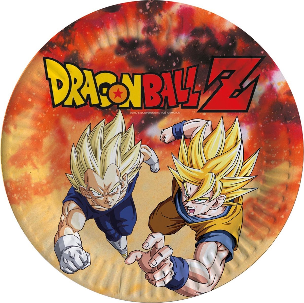 GIOCOPLAST NATALE S.P.A Comogiochi bord 23 cm Dragon Ball Z, meerkleurig, 5CG82007