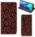 B2Ctelecom Standcase Hoesje voor Motorola Moto G Pro Flip Style Cover Koffiebonen