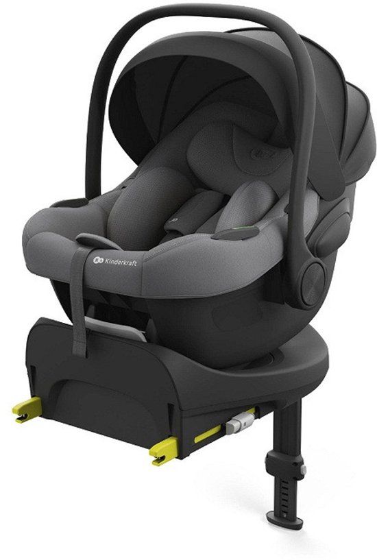 Kinderkraft ENDURA SAFE FX - ISOFIX-base - Draaibaar - Grijs