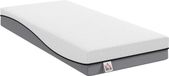Homcom Matras-Gebreide stof, Gel-Memoryfoam-200L x 90B x 20H cm-Grijs