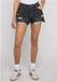 Urban Classics Short en jean destroyed pour femme - noir - 28