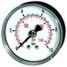 standaardmano. RIEGLER Standardmano "Pressure Line" G 1/4 achter, 0-2,5 bar/36 psi, Ø 63