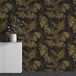 Papier peint panoramique motif feuilles tropicales 408 cm x 255 cm