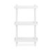 Normann Copenhagen Blok rek, staal hout, wit, 87cm