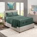 Nestl 4-Delige Kingsize Lakenset Met Extra Diepe Zak Voor Matras Diep 45-61 Cm, Bosgroen
