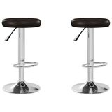 VidaXL Barstoelen 2 st kunstleer bruin