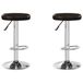 VidaXL Barstoelen 2 st kunstleer bruin