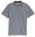 Tom Tailor Piqué poloshirt met logo-print - Maat XL - navy white two tone pique