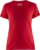 Blåkläder Dames T-shirt 3334-1042 - Rood - XS