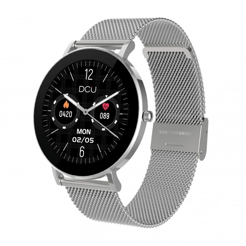 DCU Advance Smartwatch - 1.3" AMOLED Display - Pink Gold