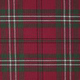 Homescapes Edward Tartan stof per meter, 100% puur katoen, breedte 150 cm, rood-groen