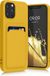 kwmobile hoesje geschikt voor Apple iPhone 12 / iPhone 12 Pro - Hoesje met pasjeshouder - TPU case in stralend geel