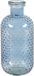 Countryfield Bloemenvaas Cactus Dots - blauw transparant - glas - 11 x 24 cm