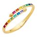 Kurt Geiger armband Eagle Baguette goudkleurig