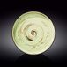 Wilmax WL-669120/A Porseleinen ronde platte borden, pistache, diameter 28 cm