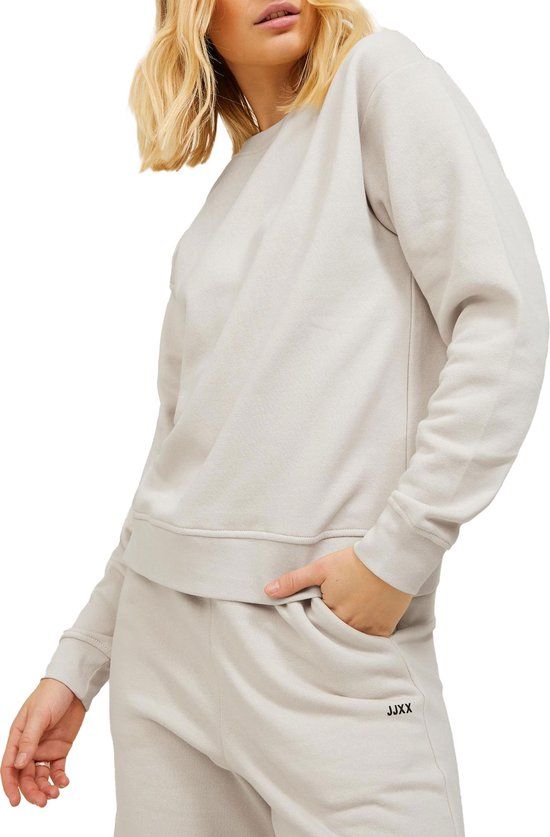 JJXX Abbie Trui Vrouwen - Maat S - Off White - Lange Mouw - Katoen/Polyester