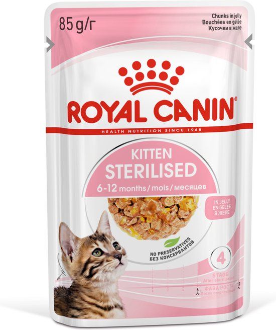 Royal Canin Kitten Sterilised Jelly - 12 x 85g - Kattenvoer