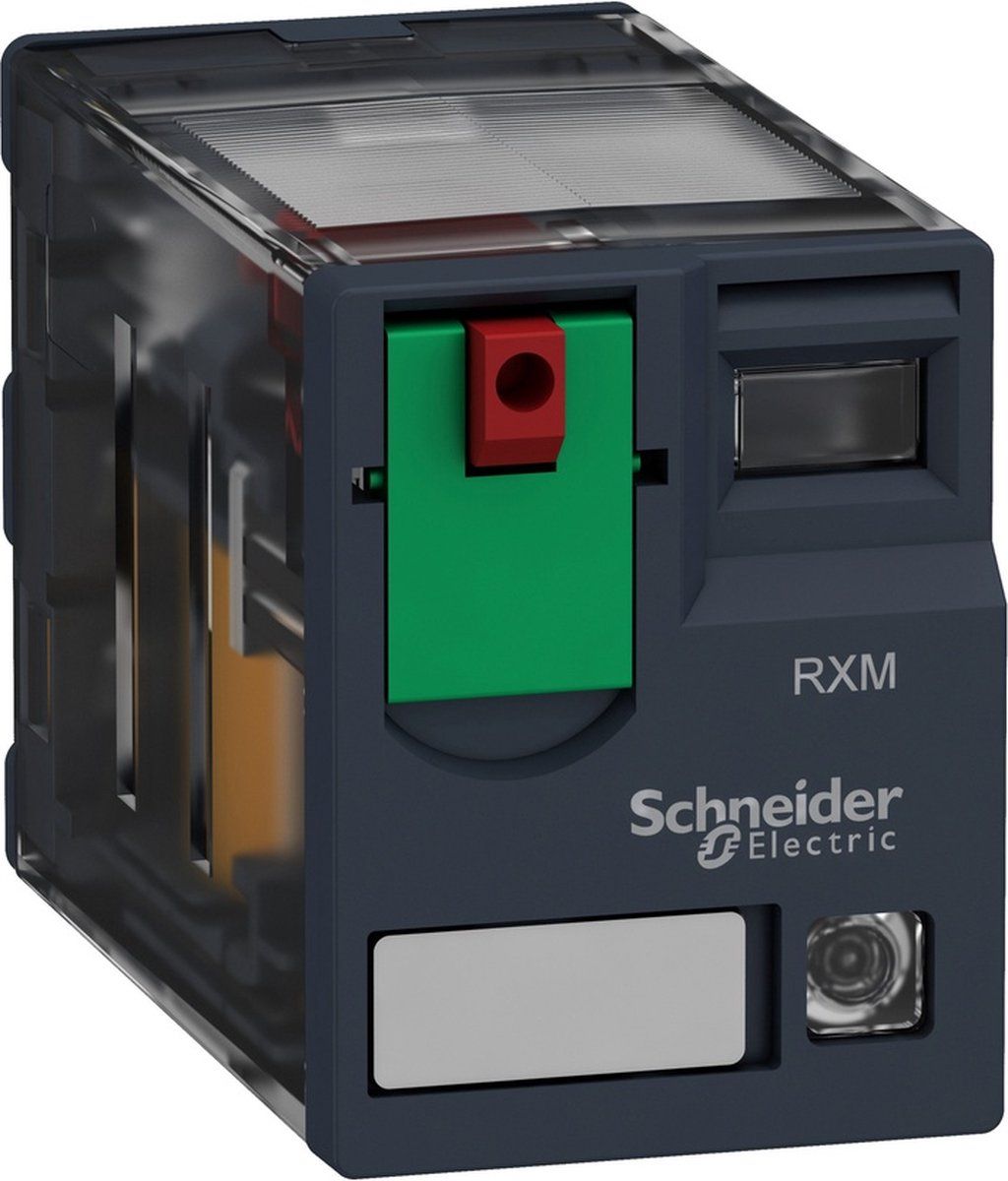 Schneider Electric RXM4AB2P7 Zelio Relay RXM – miniatuurrelais – insteekbaar – led-test – 4OF – 12 A – 230 VAC