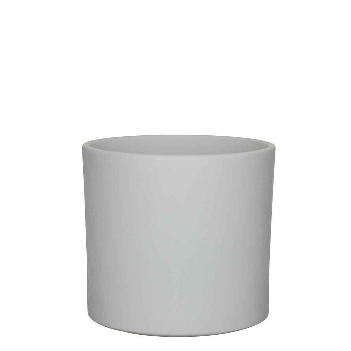 Mica Decorations Era Ronde Pot Lichtgrijs Mat - 21 x 23 cm
