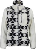 Peak Mountain Dames fleece met rits en borstzak Sherpa 350G L Beige