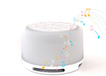 HoMedics SoundSpa Aura Bluetooth Speaker - White - 14 Sounds, 7 Light Effects, 68hr Battery