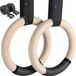 Mercadome® Anneaux de gymnastique - Anneaux de gymnastique - Fitness - Crossfit - Trapèze - Calisthénie - 28mm
