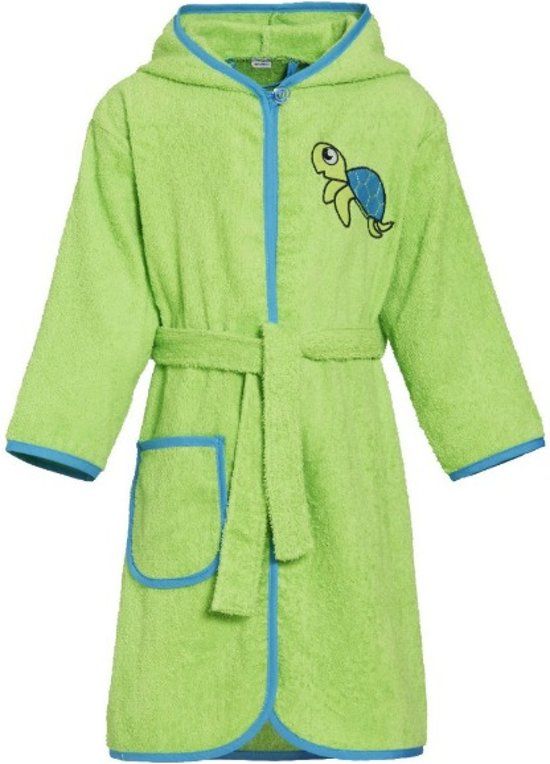 Playshoes Badjas Schildpad-green-110/116