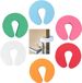 Azalia Kinderbeveiliging Protection de porte en caoutchouc anti-pincement amortisseur butée de porte rouge/orange/vert/blanc/bleu/rose